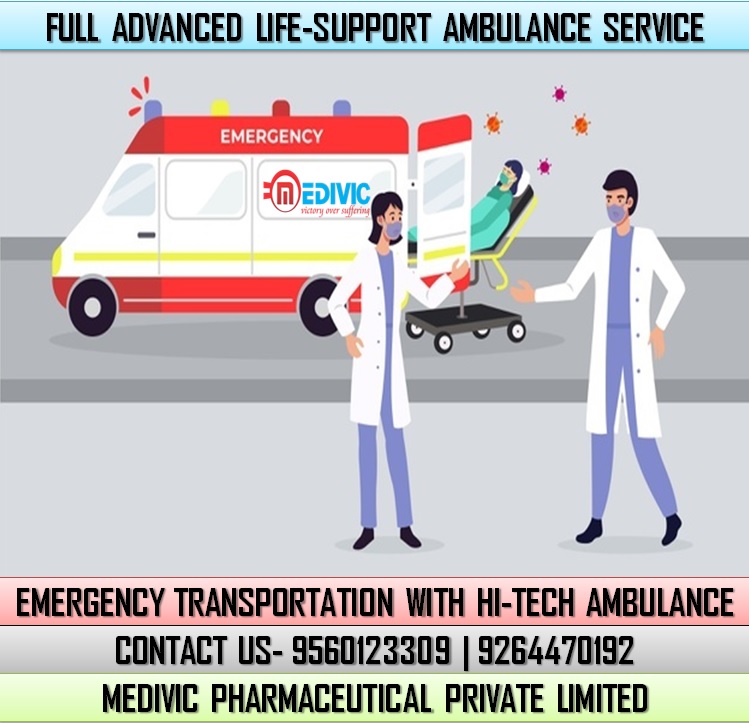 Take an Emergency ICU Care by Medivic Ambulance Service in Bokaro