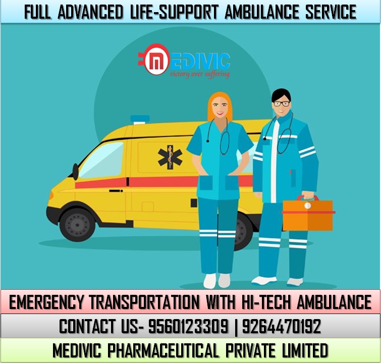 Get Top-Class ICU Convenience Ambulance Service in Patna by Medivic