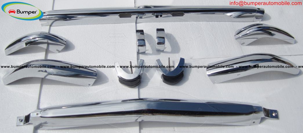 Stainless Steel Bumper Set for the BMW 2002 Year 1968-1971