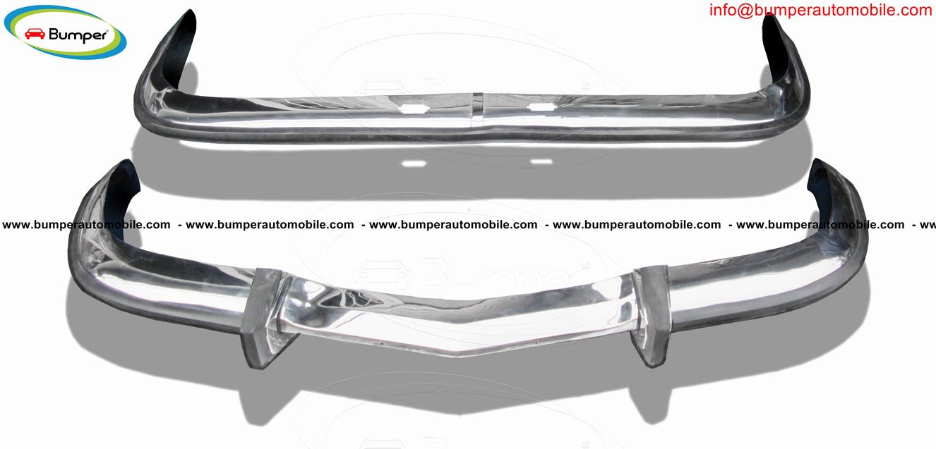 BMW E9 bumper Stainless steel Polished