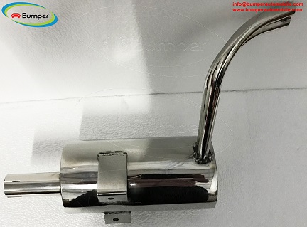 Stainless steel exhaust for Heinkel Kabine and Trojan year 1955-1966