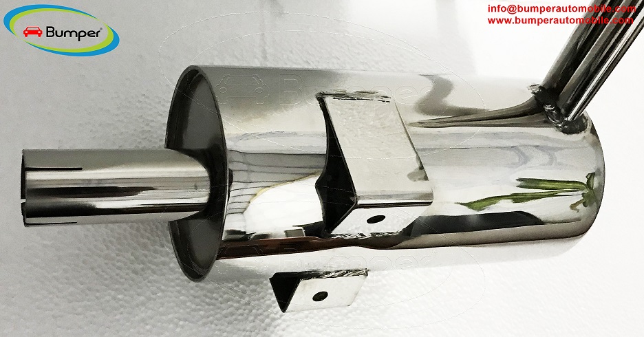 Stainless steel exhaust for Heinkel Kabine and Trojan year 1955-1966