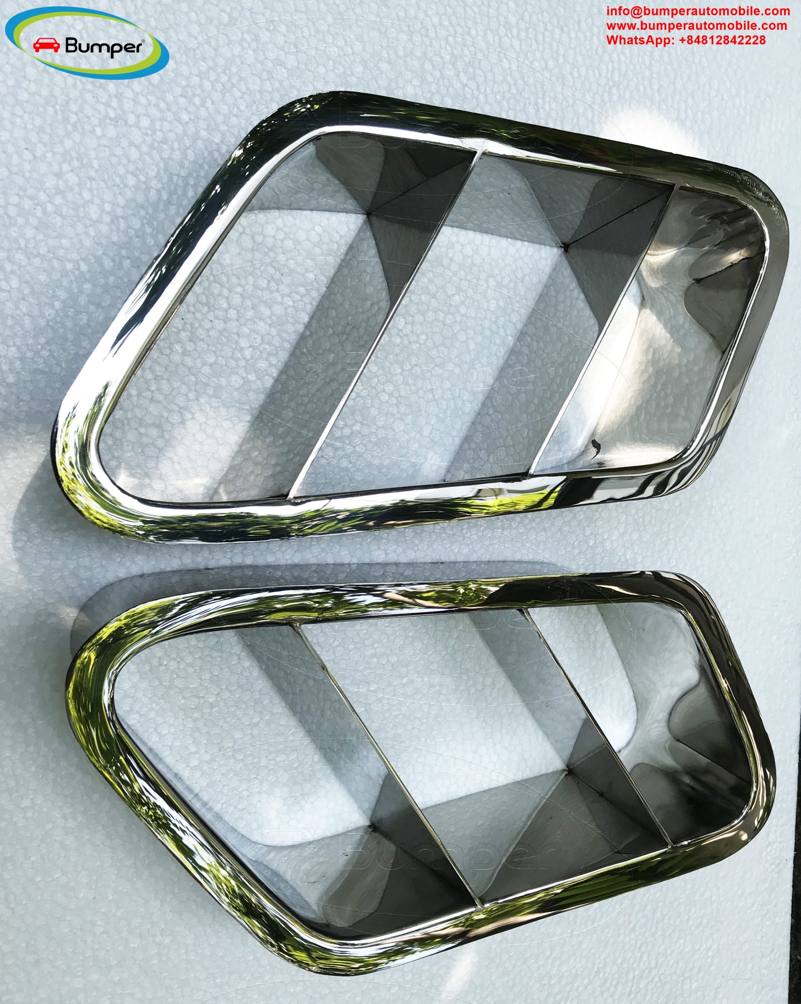 Ferrari 250 California spyder windbreak by stainless steel