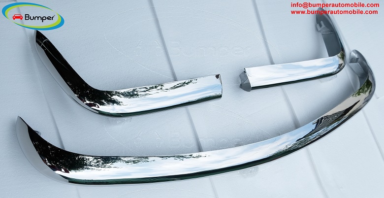 Fiat 124 Spider bumper (1966–1975) in stainless steel