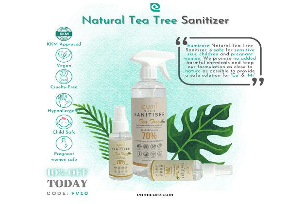 Eumi 3-in-1 Sanitizer Protect Your Health Skin Stay Close to Nature with Eumi