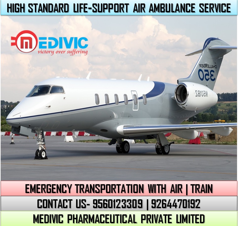 Utilize Most Valuable ICU Air Ambulance Service in Bagdogra by Medivic