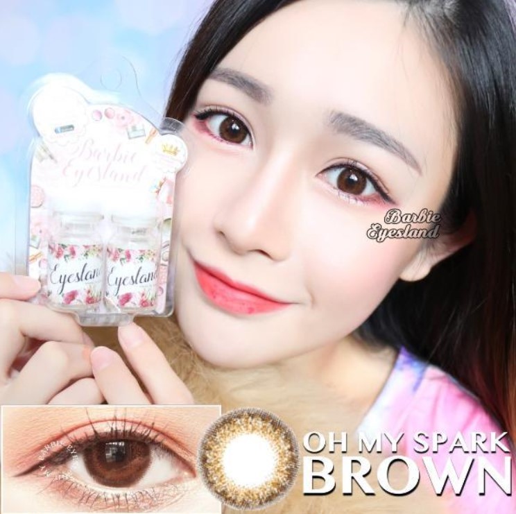 OH MY SPARK BROWN 14.5MM CONTACT LENS