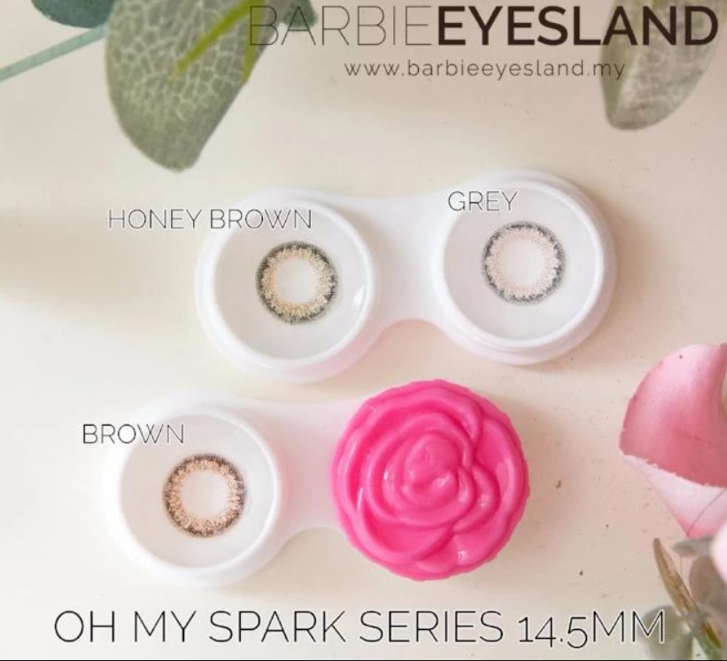 OH MY SPARK BROWN 14.5MM CONTACT LENS