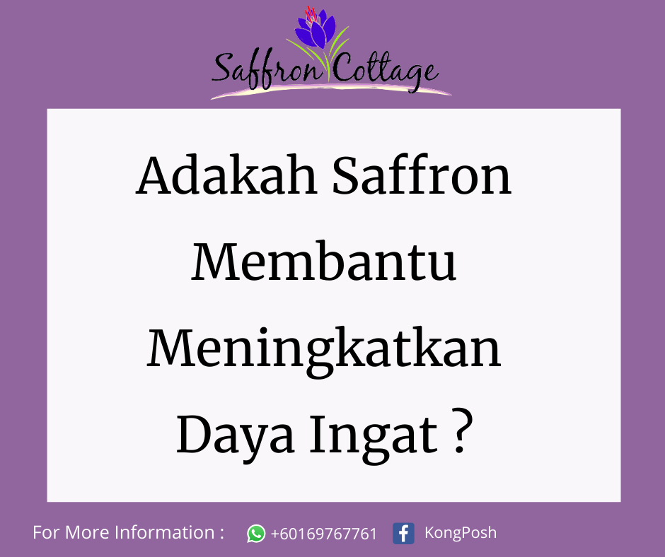 Apakah Khasiat Saffron ?