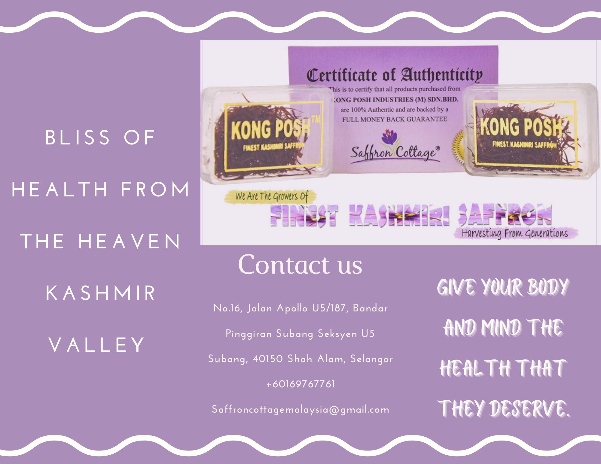 Extraordinary Benefits of Finest Kashmiri Saffron