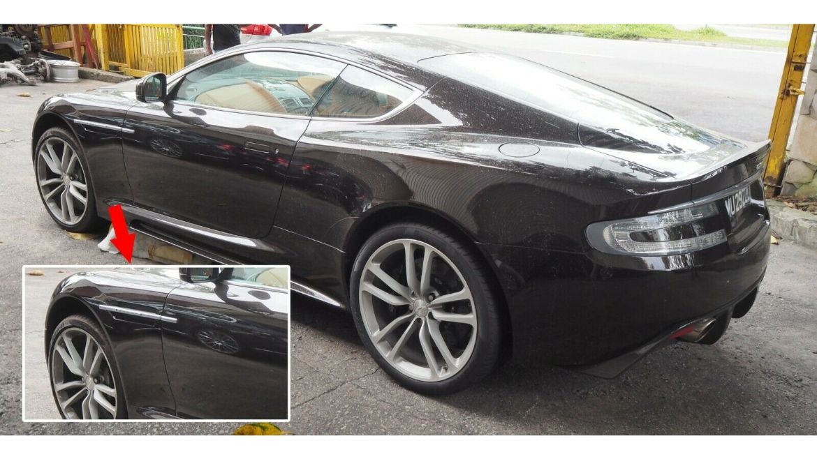 Aston Martin DBS Coupe 6.0L 2011 Front Fender Left
