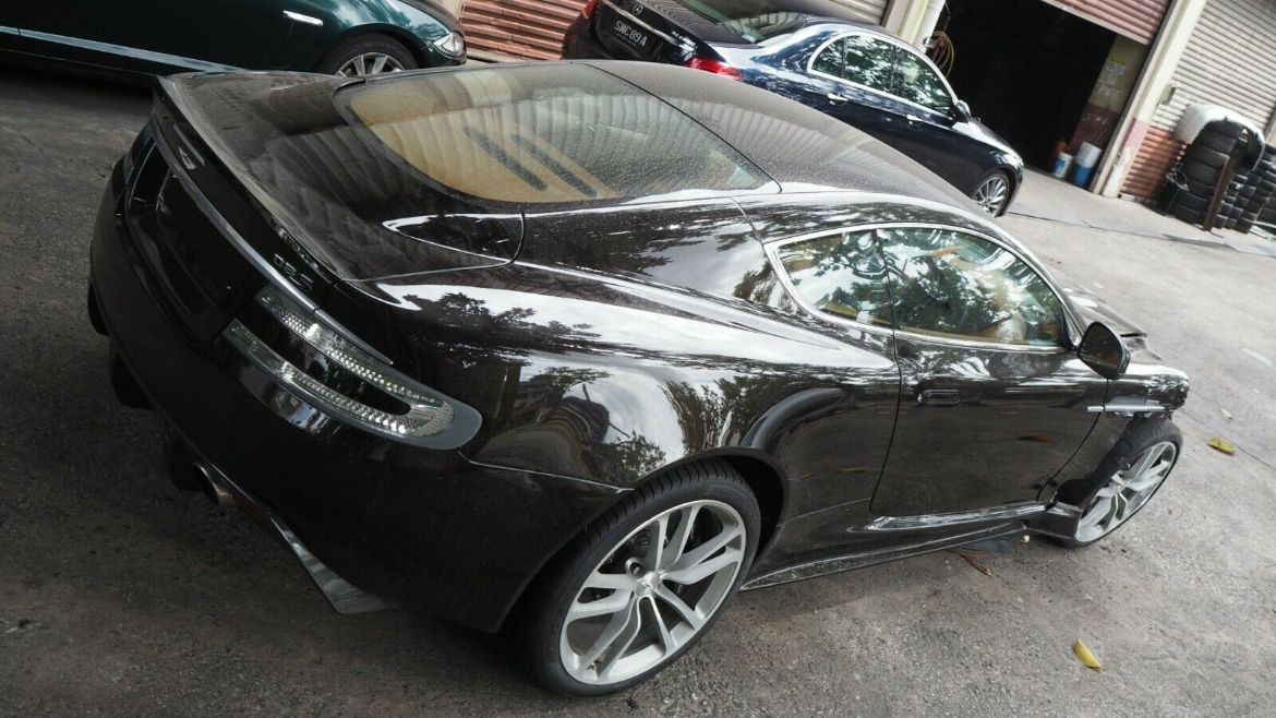 Aston Martin DBS V12 Coupe 6.0L 2011 Rear Bumper With Diffuser