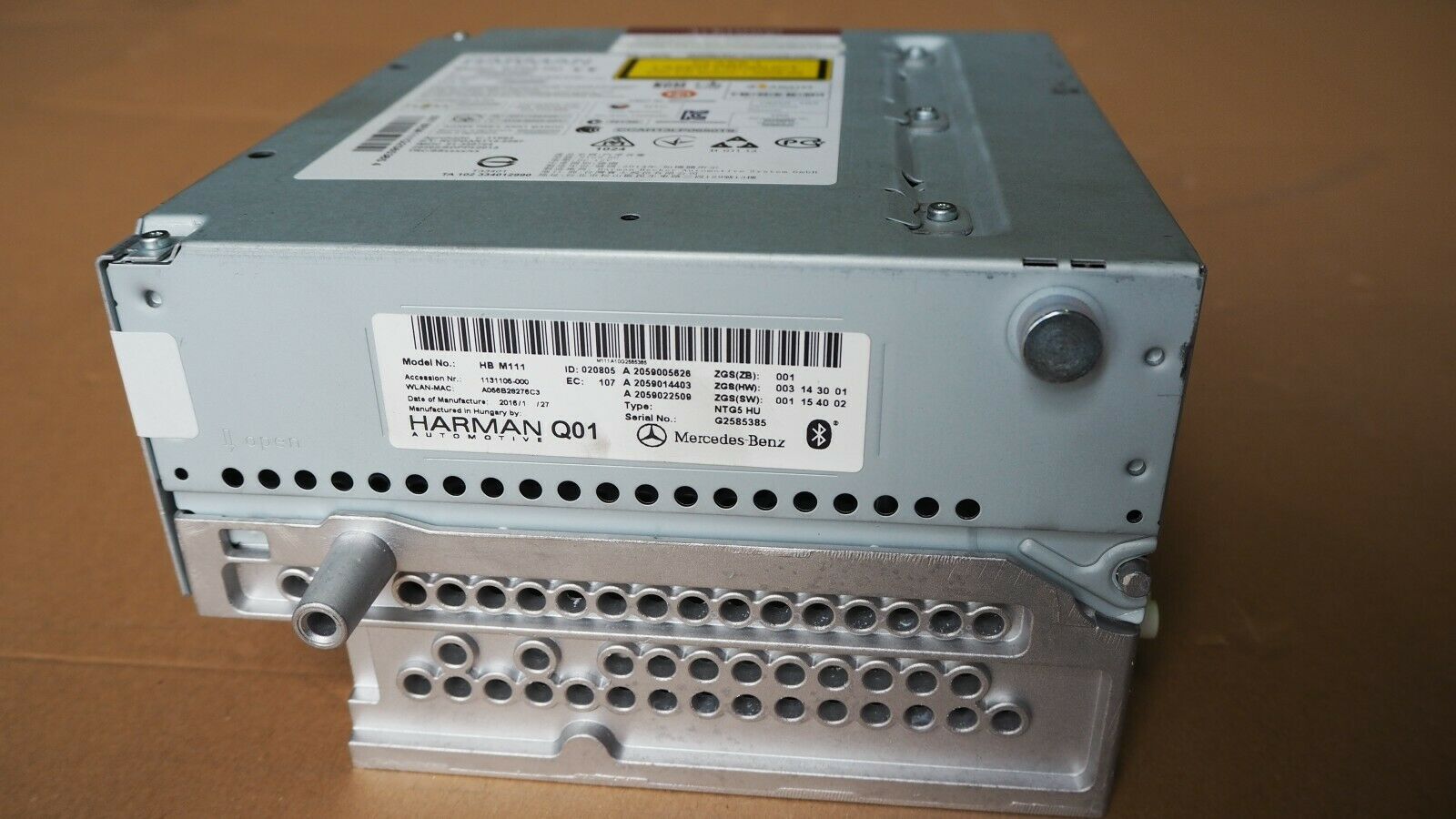 Mercedes W205 C180 2017 Radio CD Audio Receiver