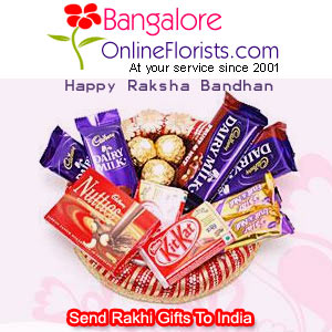 Shop for Alluring Rakhi to Bangalore at a Cheap Price on the Same Day