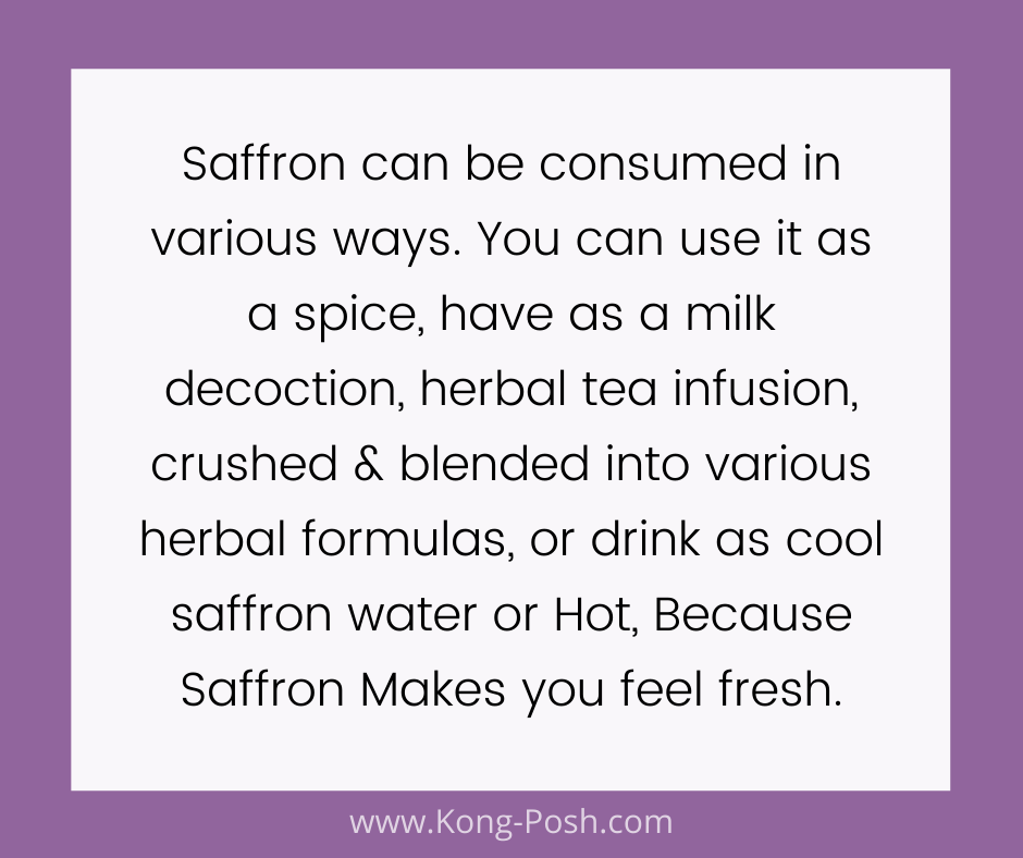 7 Benefits of SAFFRON