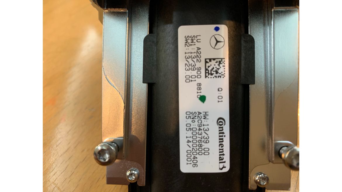 Mercedes W222 S320 2016 Center Console Touch Pad Switch