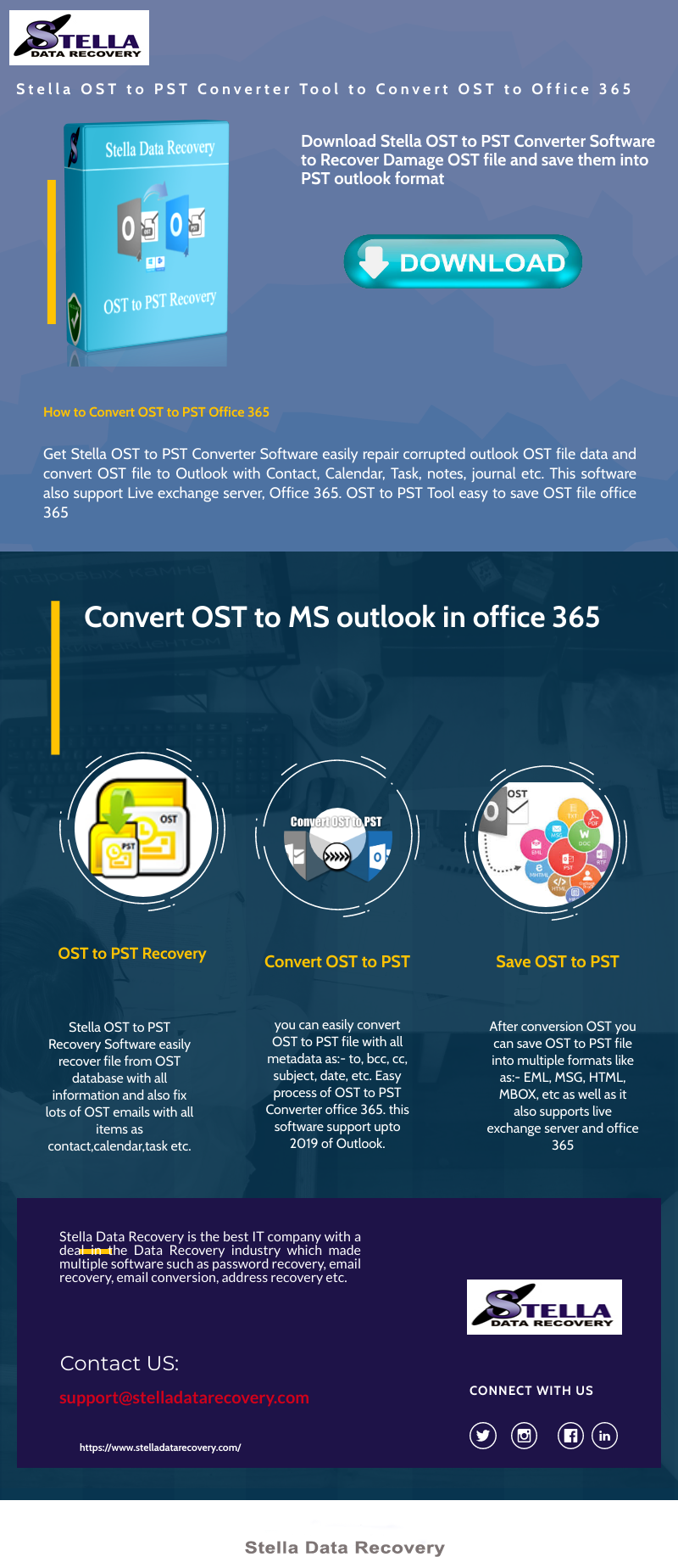 Stella ost to pst converter tool