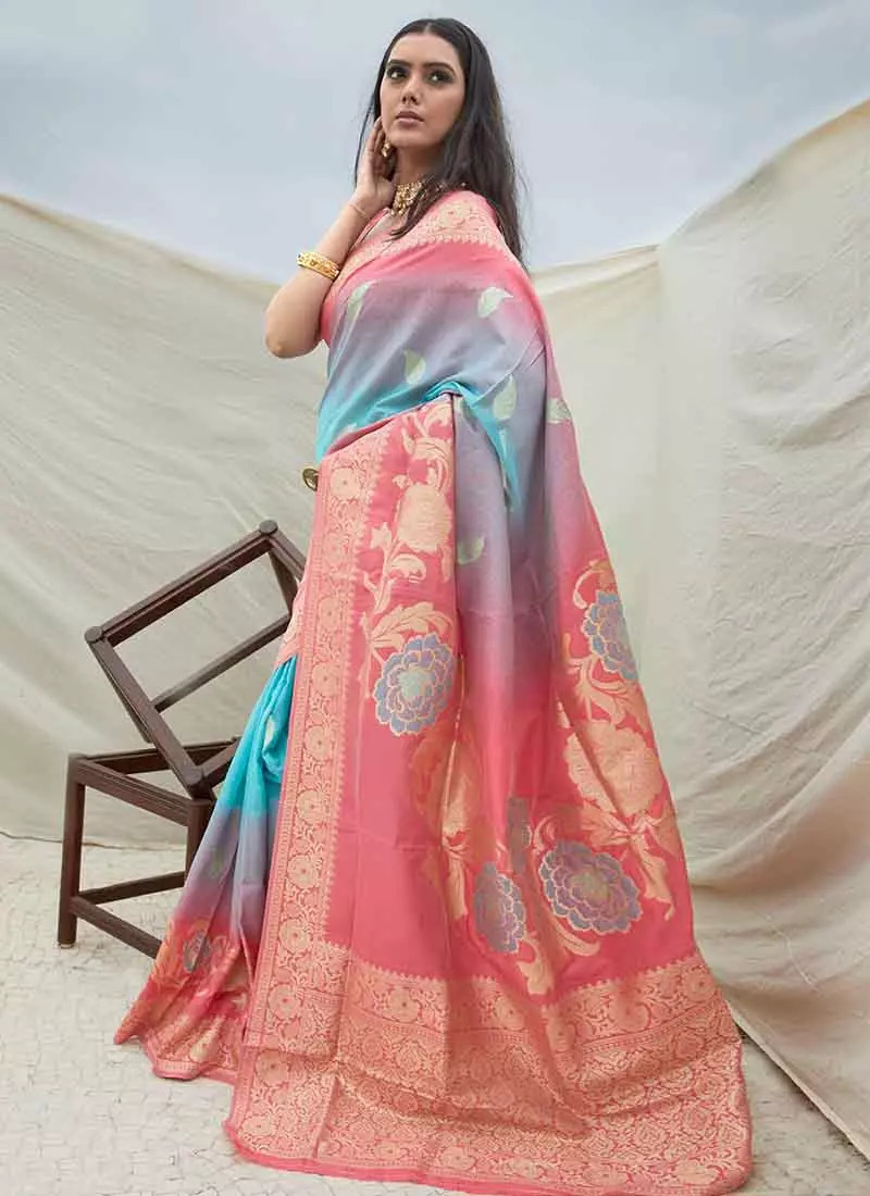 Latest Ombre Saree Shop Online