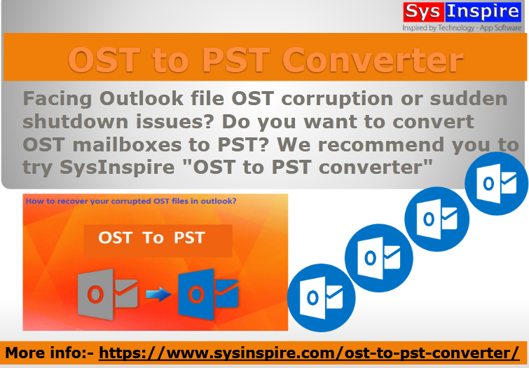 Free convert Outlook OST to PST file