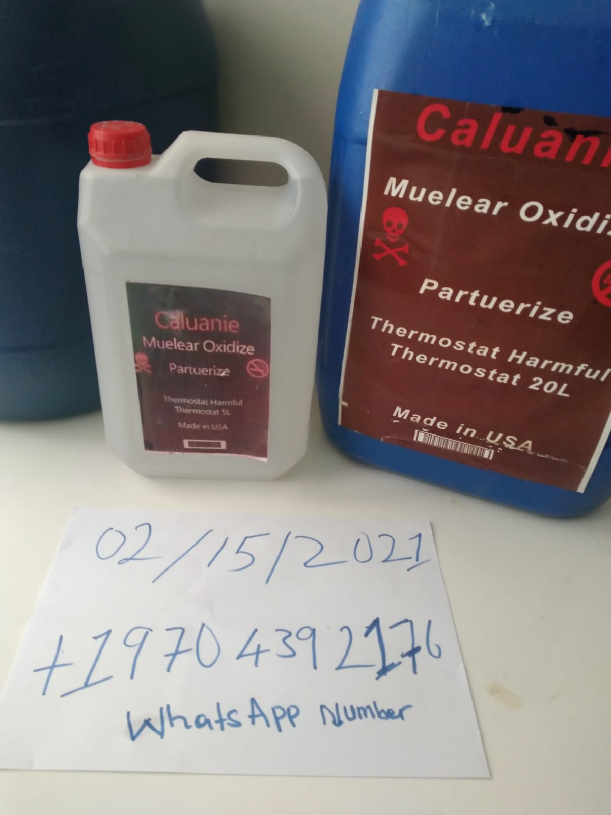 caluanie muelear oxidize legal