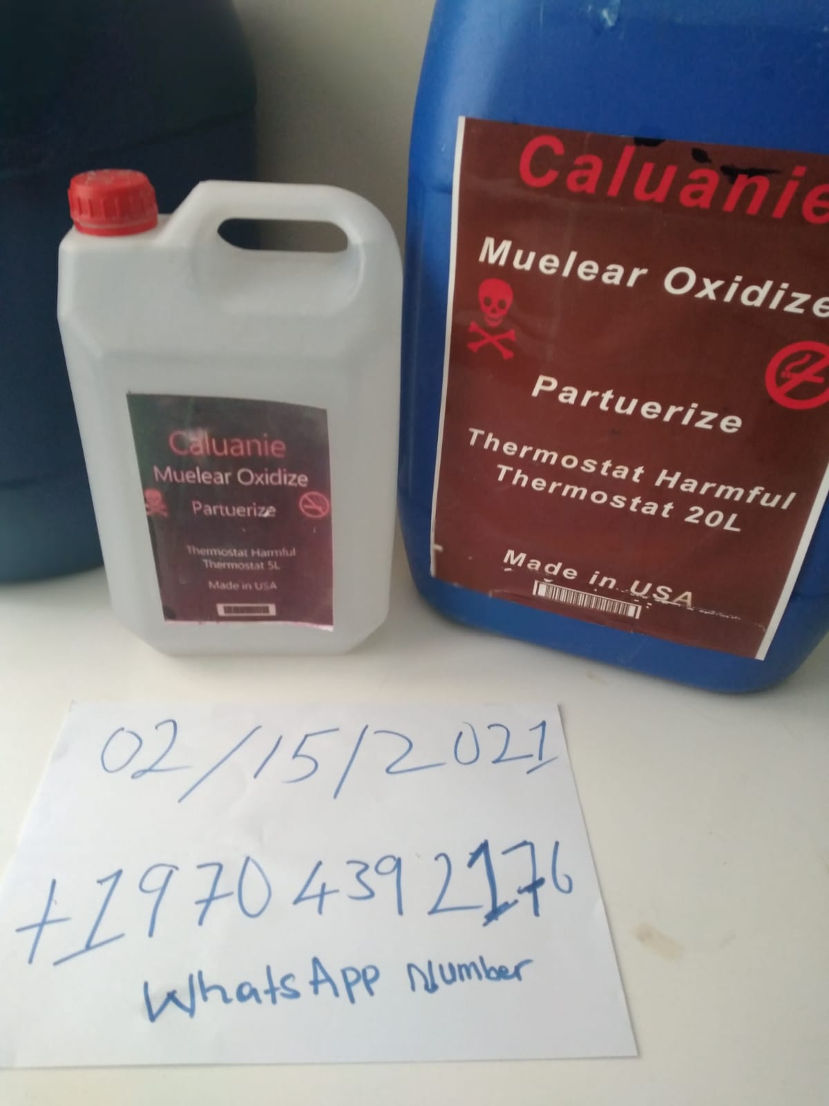 caluanie muelear oxidize legal