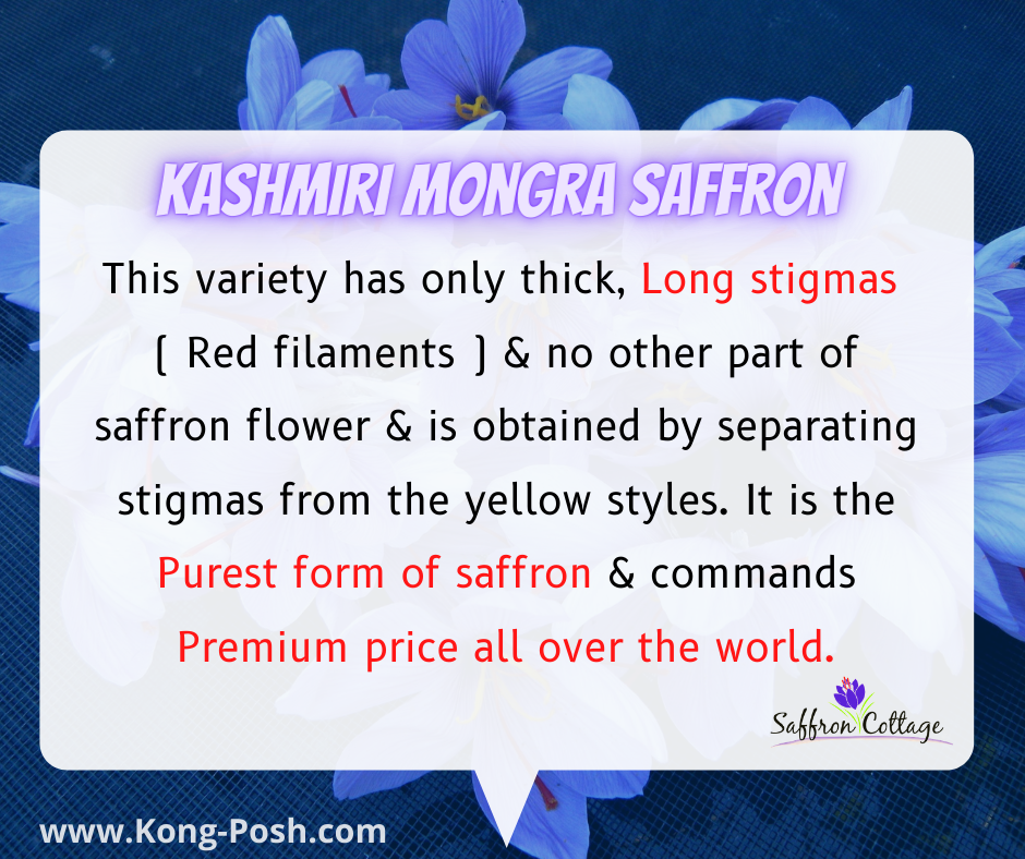 Two basic Varieties of KASHMIR SAFFRON !!