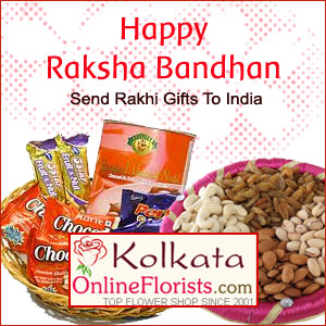 Shop for Alluring Rakhi to Kolkata at a Cheap Price on the Same Day