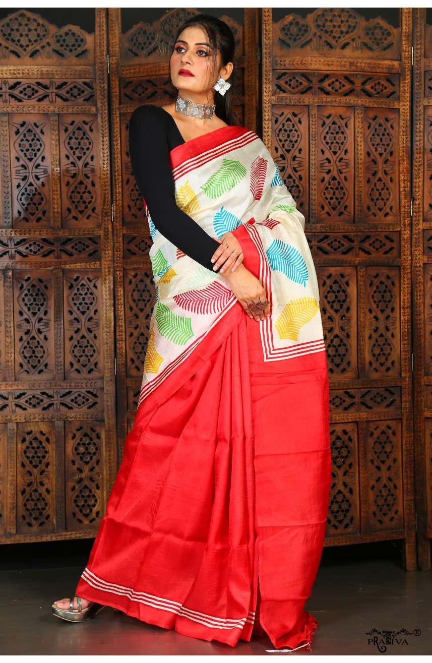 Contemporary and Stylish PC brand sarees online with express shipping worldwide