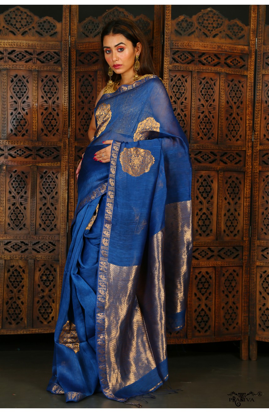 Contemporary and Stylish PC brand sarees online with express shipping worldwide