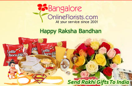 Buy designer Rakhis, Chocolates & Pooja Thali at Low Cost – Same Day Delivery in Bangalore