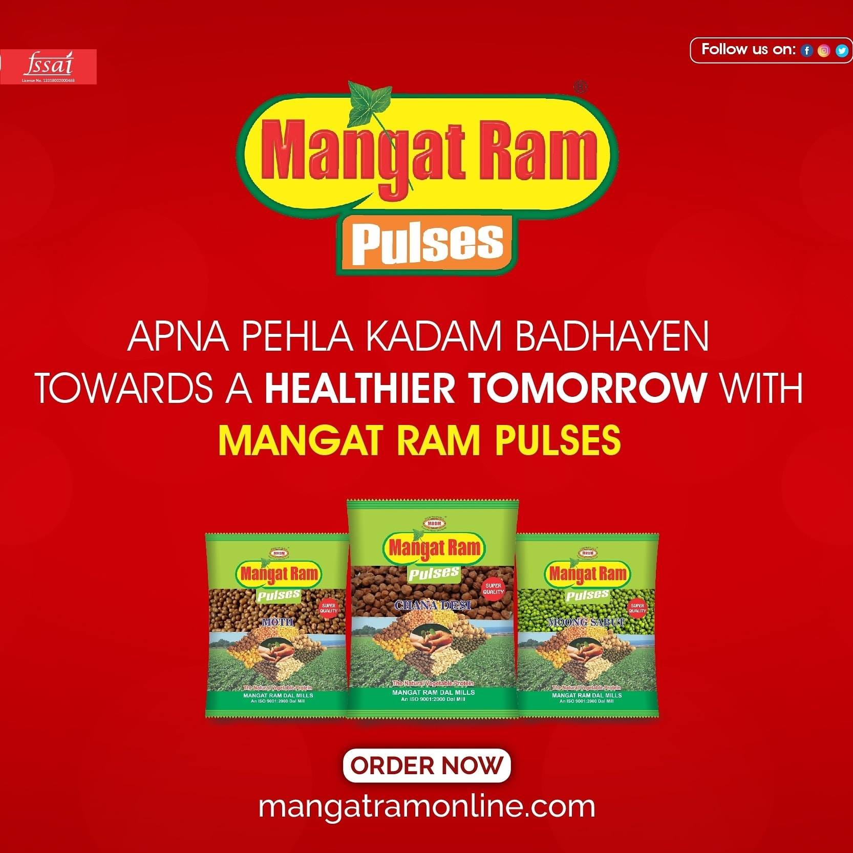 Dal and Pulses company in UP | Mangat Ram Dal Mill