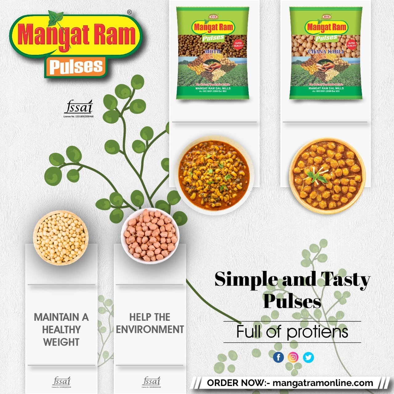 Dal and Pulses company in UP | Mangat Ram Dal Mill
