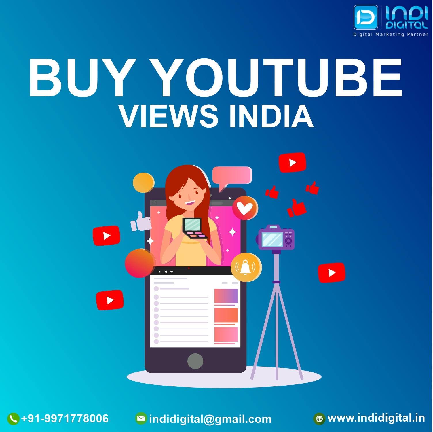 Are you looking to buy YouTube views in India?
