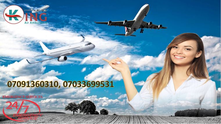 Book Finest and Top-Class Air Ambulance Service in Ranchi by King