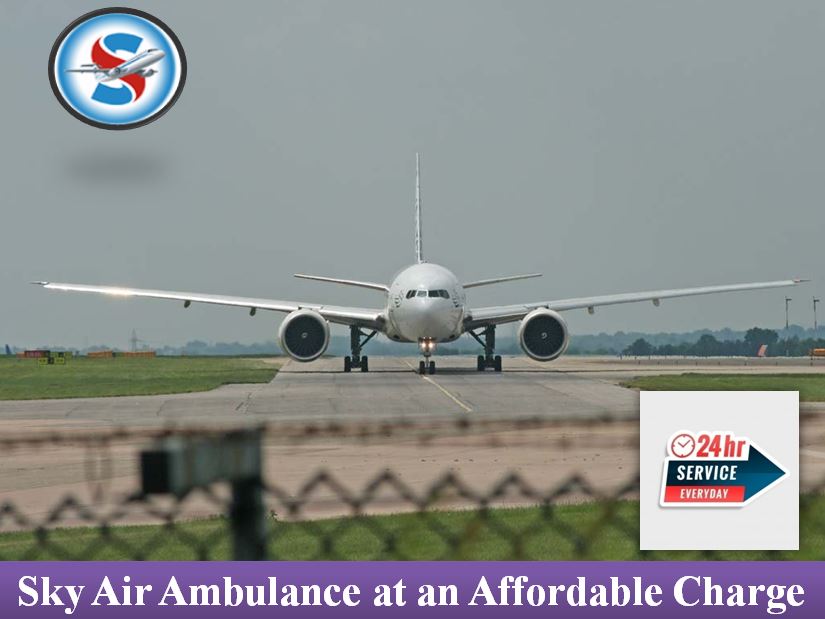 Pick Sky Air Ambulance from Guwahati to Delhi at a Genuine Cost