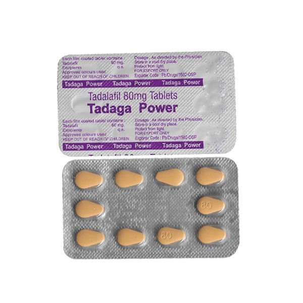 Buy Tadaga power 80mg| Tadalafil 80mg