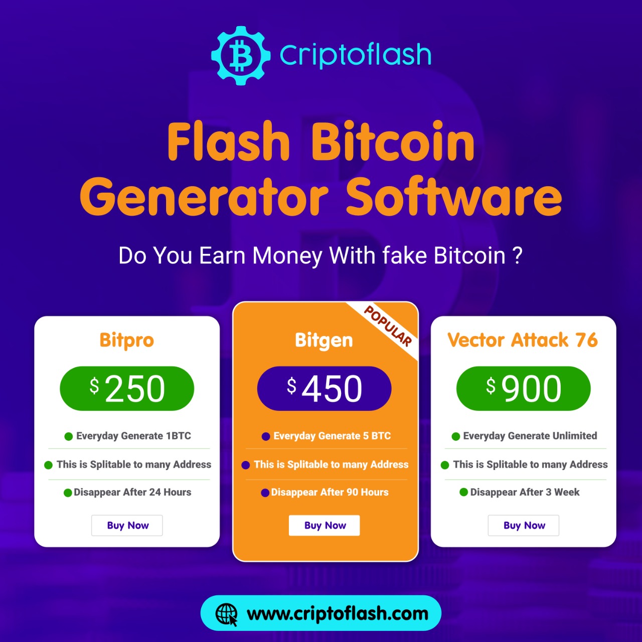 Unconfirmed Blockchain transaction generator