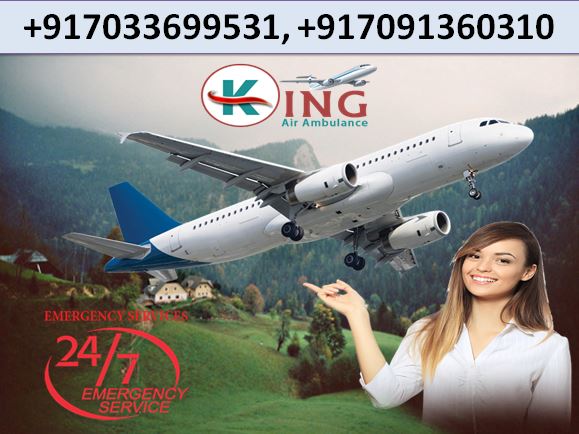 Hire Creditable Air Ambulance from Delhi with ICU Setup by King