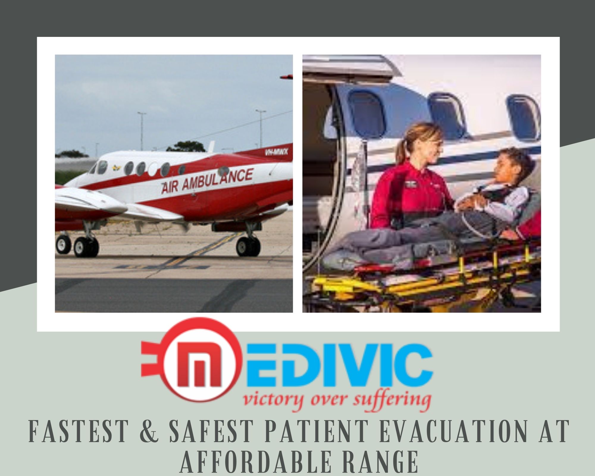 Take Highly Develop Air Ambulance in Allahabad by Medivic with Expedient Facilities