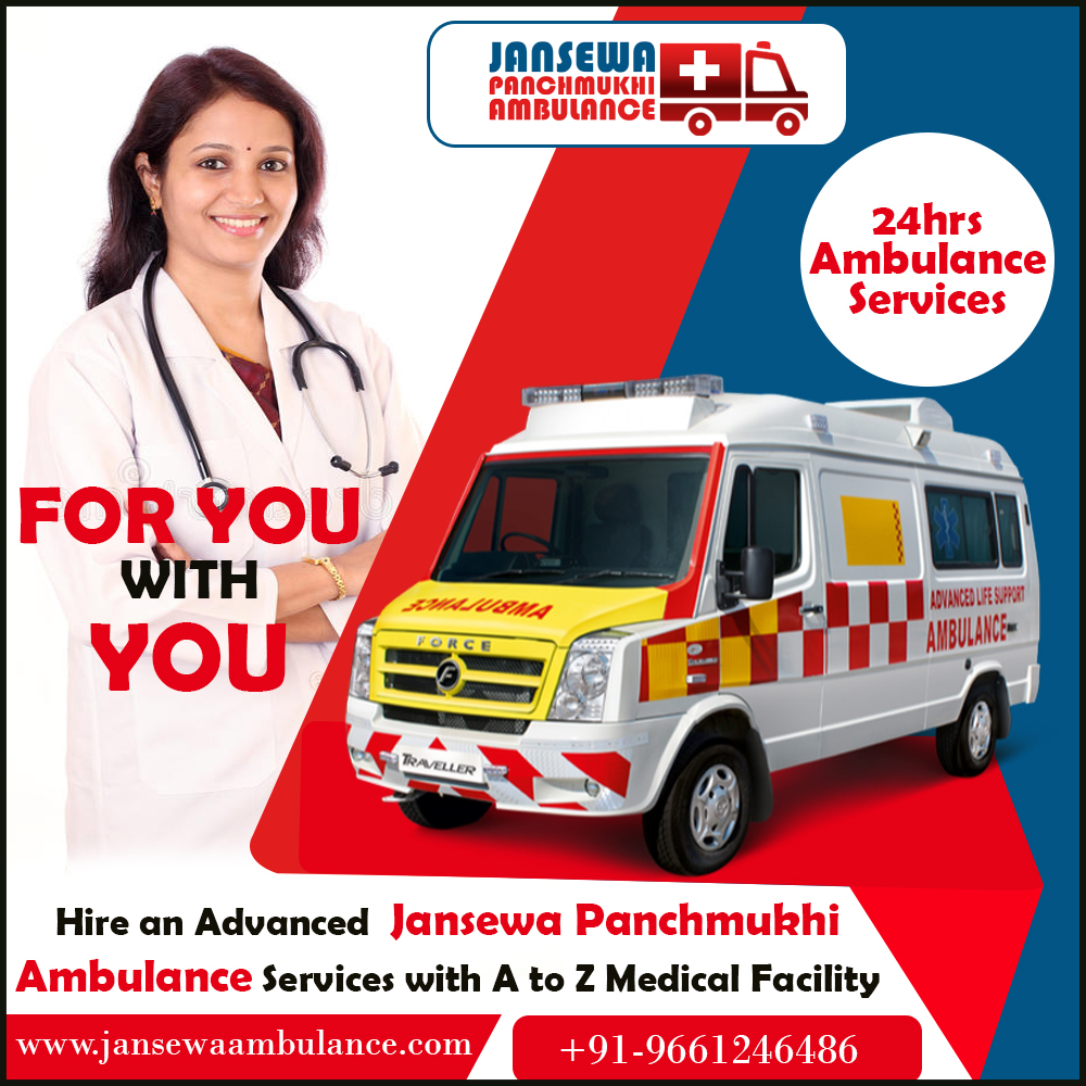 Superfast ICU Ambulance Service in Janakpuri,Delhi By Jansewa