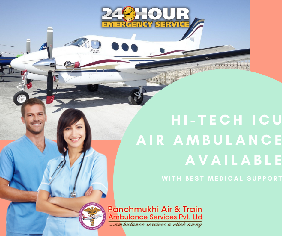 Use Top-Notch ICU Air Ambulance in Varanasi with Advanced Medical Support