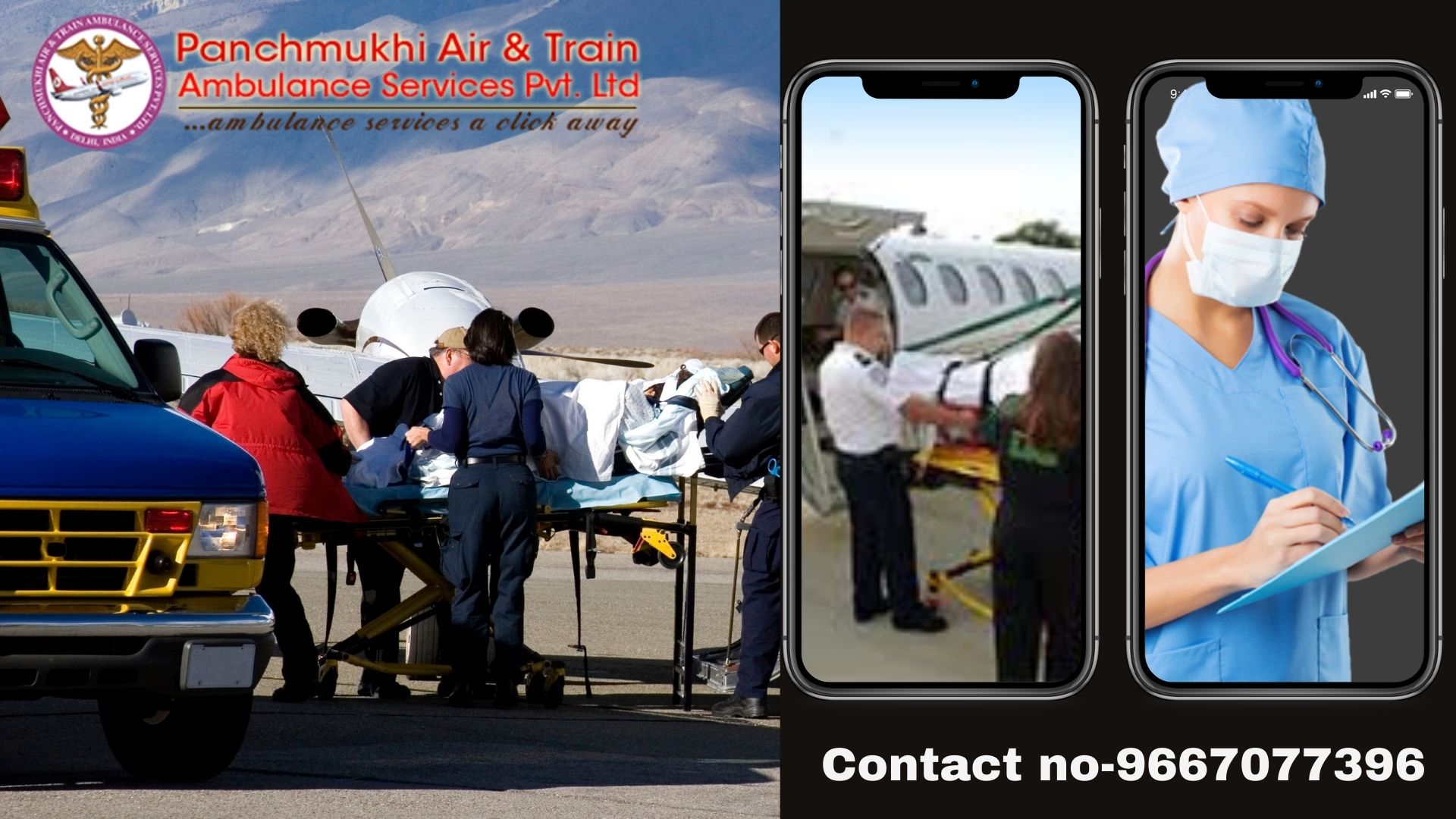 Avail India’s Safest CCU Air Ambulance Service in Kolkata at Low Fare
