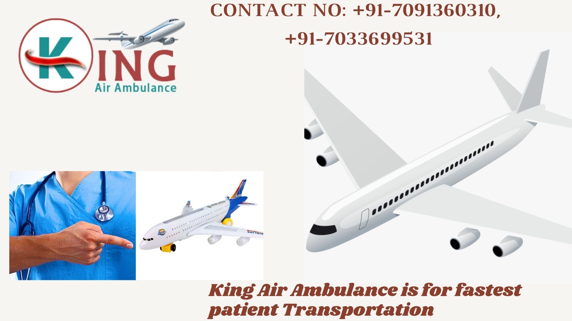 Book Admirable King Air Ambulance in Varanasi for Safe Relocation