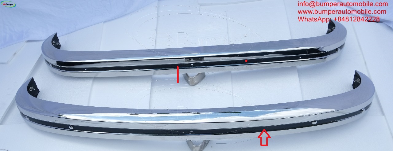 Front and Rear bumper type 3 Squareback (1970-1973)