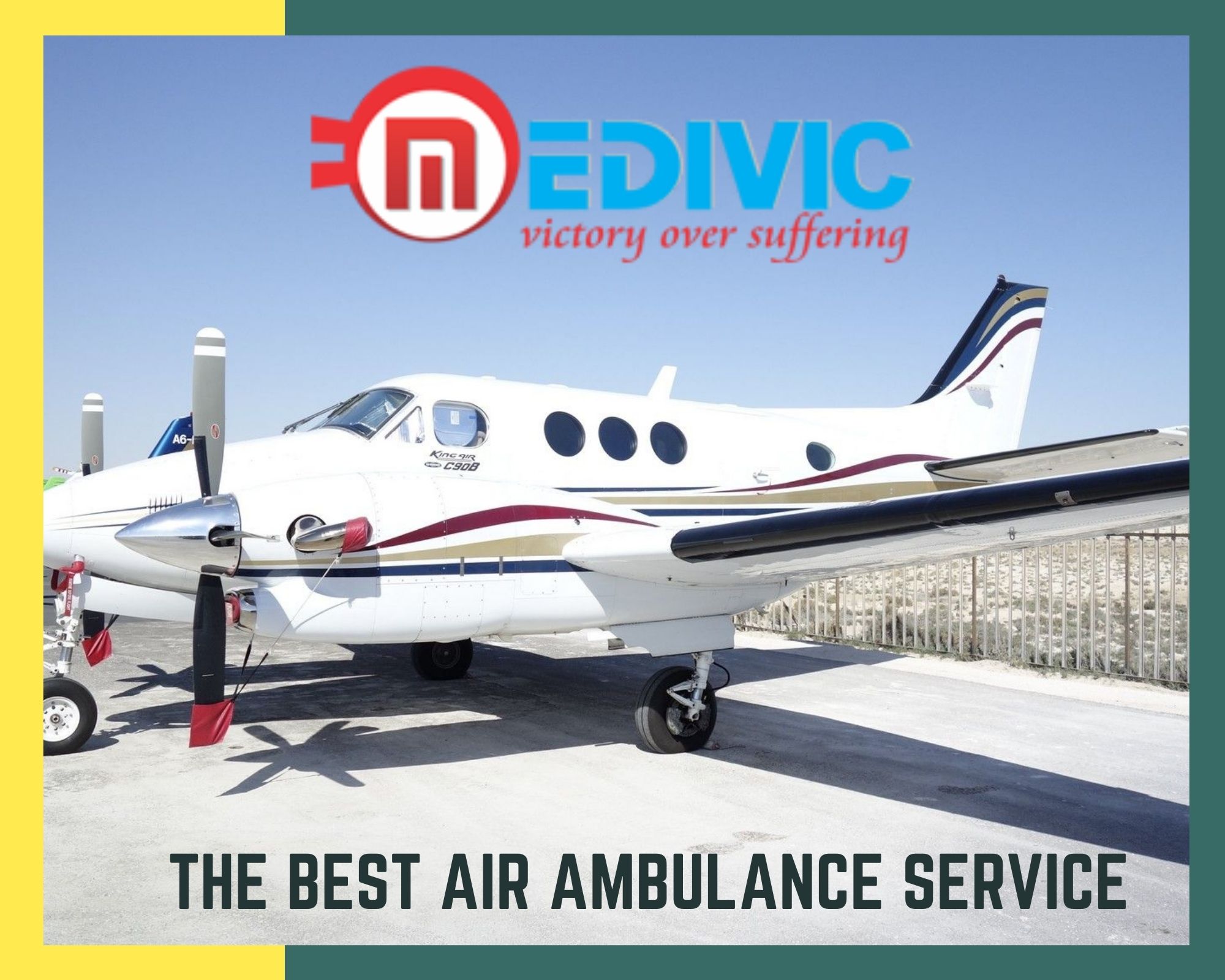 Book the Top Grade Air Ambulance in Jamshedpur by Medivic Aviation with Medical Tools