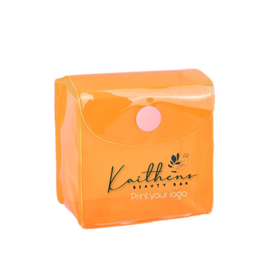 PVC Button Pouch