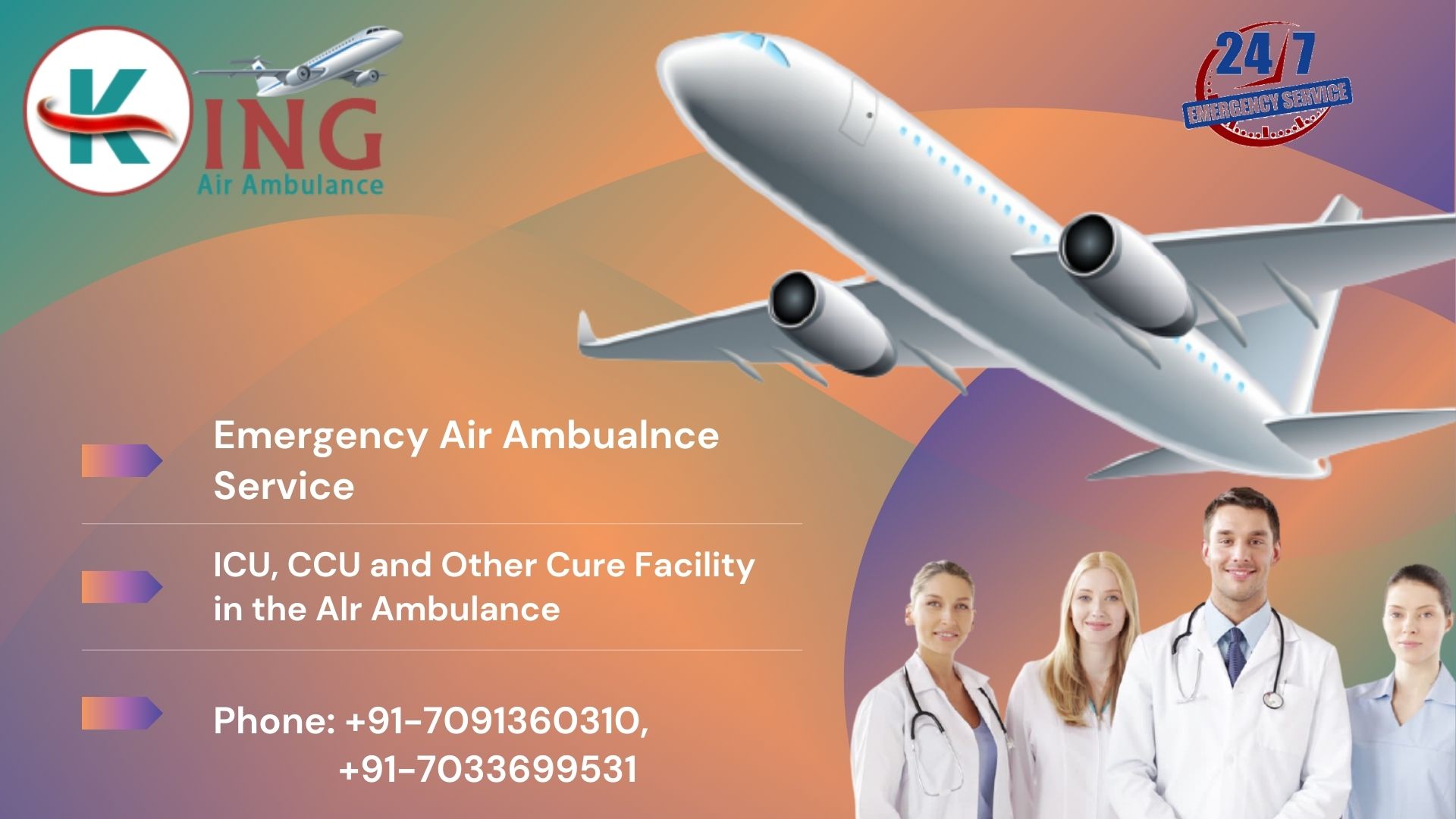 Get Air Ambulance Services in Delhi for Patient Transportation in Safe Hand