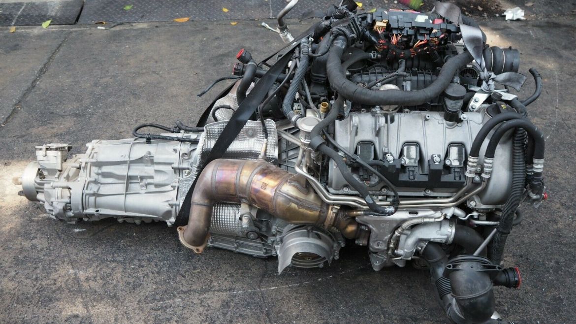 Porsche Macan S 3.0 V6 2015 Long Block Engine