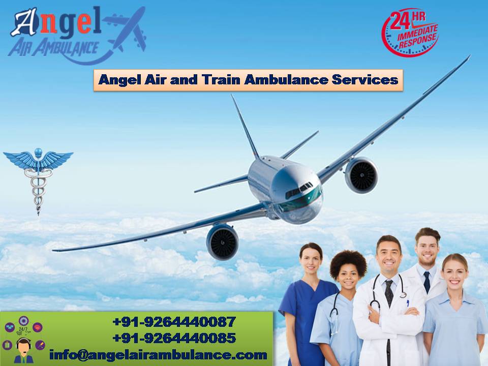 Support medical Team in Darbhanga by Angel Air Ambulance Service