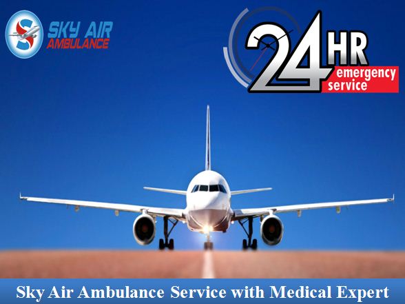Utilize Air Ambulance in Ranchi with Expert Medical Staff by Sky